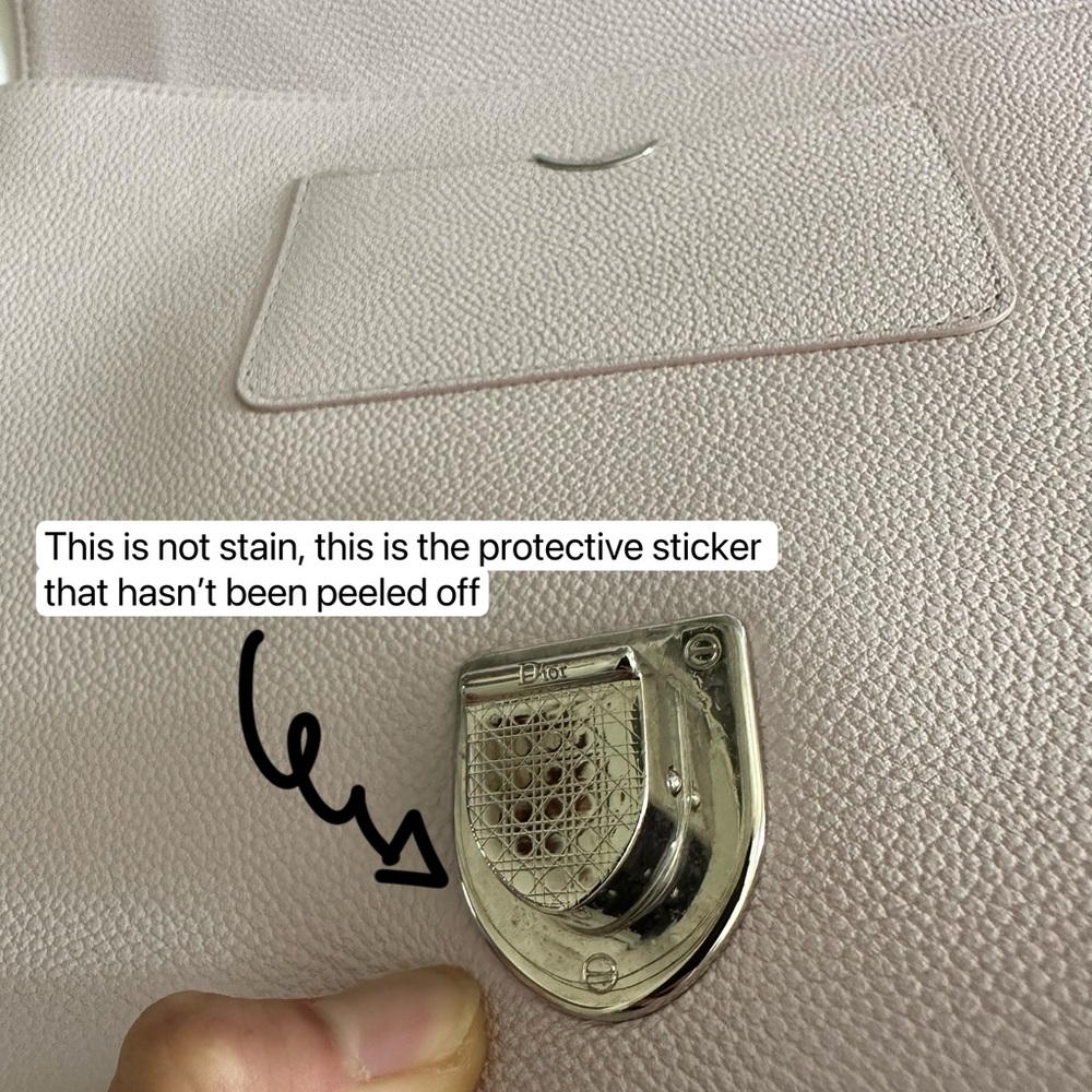 Dior Pink Leather Clutch with Receipt and Dust Bag - Picture 9 of 15